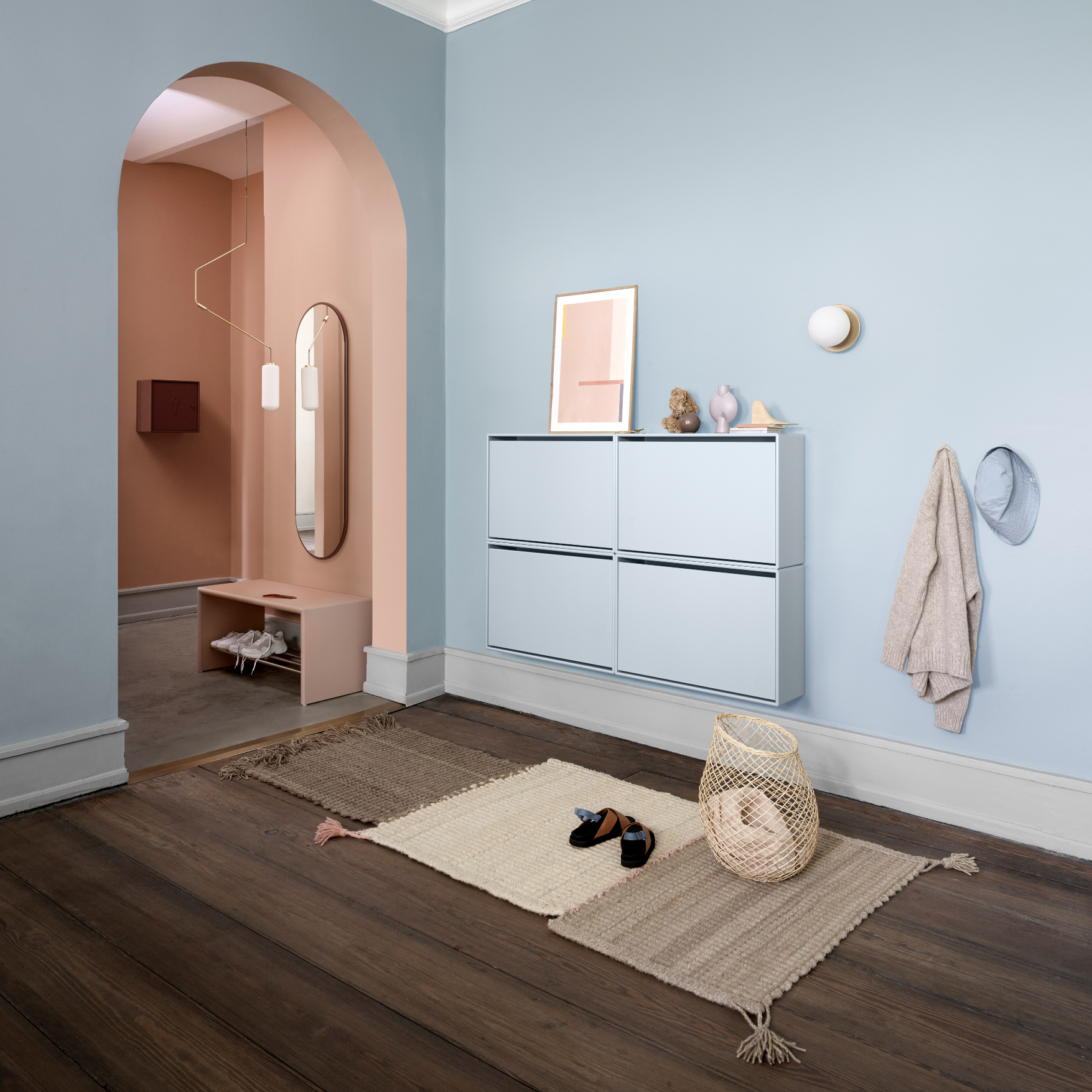 Montana Hide Shoe Cabinet